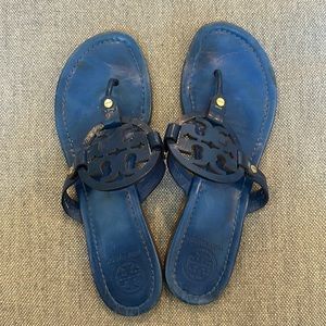 Royal Blue Tory Burch Miller Sandal sz 10